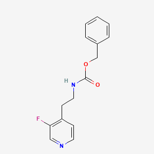 molecular formula C15H15FN2O2 B2387074 BEnzyl N-[2-(3-fluoropyridin-4-yl)ethyl]carbamate CAS No. 2288709-74-8