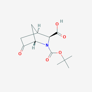 (1S,3S,4R)-2-[(2-Methylpropan-2-yl)oxycarbonyl]-6-oxo-2-azabicyclo[2.2.1]heptane-3-carboxylic acid