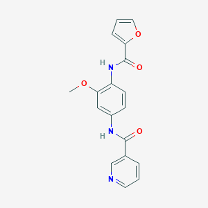 N-[4-(2-furoylamino)-3-methoxyphenyl]nicotinamide
