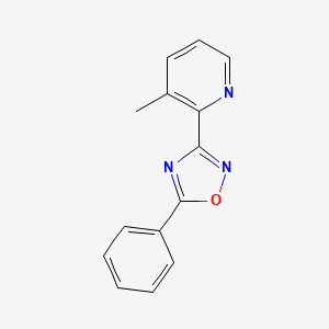 3-(3-Methyl-2-pyridyl)-5-phenyl-1,2,4-oxadiazole