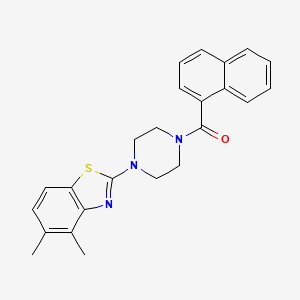 (4-(4,5-Dimethylbenzo[d]thiazol-2-yl)piperazin-1-yl)(naphthalen-1-yl)methanone
