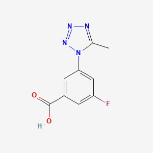 3-Fluoro-5-(5-methyltetrazol-1-yl)benzoic acid