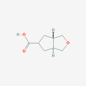(3As,6aS)-3,3a,4,5,6,6a-hexahydro-1H-cyclopenta[c]furan-5-carboxylic acid