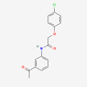 N-(3-acetylphenyl)-2-(4-chlorophenoxy)acetamide