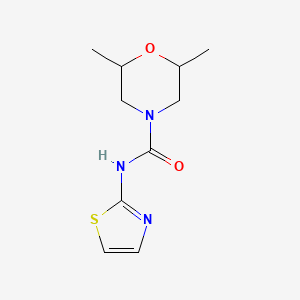 2,6-Dimethyl-N-(1,3-thiazol-2-yl)morpholine-4-carboxamide
