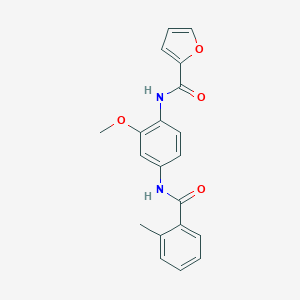 N-{2-methoxy-4-[(2-methylbenzoyl)amino]phenyl}-2-furamide