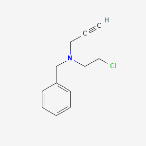 molecular formula C12H14ClN B2387283 N-benzyl-N-(2-chloroethyl)prop-2-yn-1-amine CAS No. 946-58-7