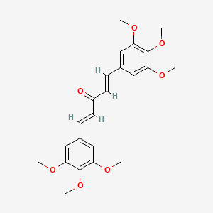 B2387293 (1E,4E)-1,5-bis(3,4,5-trimethoxyphenyl)penta-1,4-dien-3-one CAS No. 209051-29-6