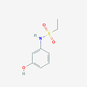 molecular formula C8H11NO3S B2387295 N-(3-hydroxyphenyl)ethane-1-sulfonamide CAS No. 723757-83-3