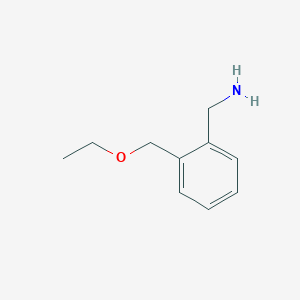 molecular formula C10H15NO B2387320 [2-(Ethoxymethyl)phenyl]methanamine CAS No. 28837-92-5