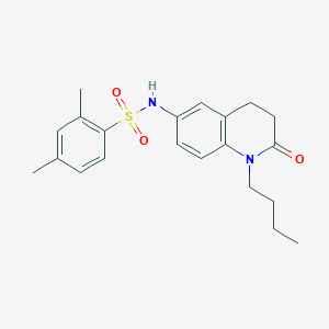 molecular formula C21H26N2O3S B2387538 N-(1-butyl-2-oxo-1,2,3,4-tetrahydroquinolin-6-yl)-2,4-dimethylbenzenesulfonamide CAS No. 941955-13-1