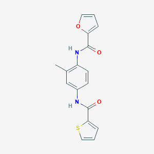 N-{2-methyl-4-[(2-thienylcarbonyl)amino]phenyl}-2-furamide