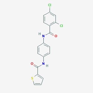 Thiophene-2-carboxylic acid [4-(2,4-dichloro-benzoylamino)-phenyl]-amide