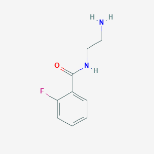 molecular formula C9H11FN2O B2387629 N-(2-aminoethyl)-2-fluorobenzamide CAS No. 152535-12-1