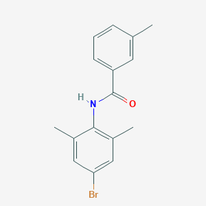 molecular formula C16H16BrNO B238768 N-(4-bromo-2,6-dimethylphenyl)-3-methylbenzamide 