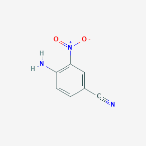 molecular formula C7H5N3O2 B023877 4-Amino-3-nitrobenzonitrile CAS No. 6393-40-4