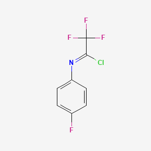 2,2,2-trifluoro-N-(4-fluorophenyl)Ethanimidoyl chloride