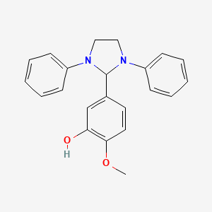 5-(1,3-Diphenylimidazolidin-2-yl)-2-methoxyphenol