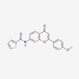 N-(2-(4-methoxyphenyl)-4-oxo-4H-chromen-7-yl)thiophene-2-carboxamide