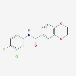 molecular formula C15H11Cl2NO3 B238774 Monoamine Oxidase B inhibitor 4 