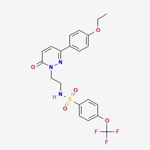 N-(2-(3-(4-ethoxyphenyl)-6-oxopyridazin-1(6H)-yl)ethyl)-4-(trifluoromethoxy)benzenesulfonamide