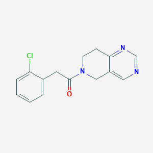 2-(2-chlorophenyl)-1-(7,8-dihydropyrido[4,3-d]pyrimidin-6(5H)-yl)ethanone