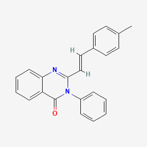 2-[(E)-2-(4-methylphenyl)ethenyl]-3-phenylquinazolin-4-one