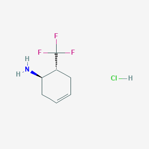 Rac-(1R,6R)-6-(trifluoromethyl)cyclohex-3-en-1-amine hydrochloride
