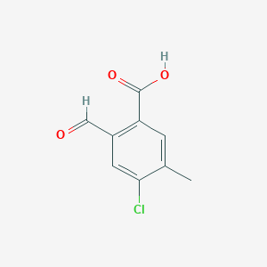 4-Chloro-2-formyl-5-methylbenzoic acid