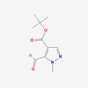 tert-butyl 5-formyl-1-methyl-1H-pyrazole-4-carboxylate