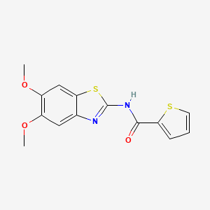 N-(5,6-dimethoxybenzo[d]thiazol-2-yl)thiophene-2-carboxamide