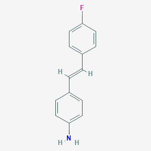 molecular formula C12H20O6S3 B238790 4'-Fluoro-4-aminostilbene CAS No. 10010-36-3