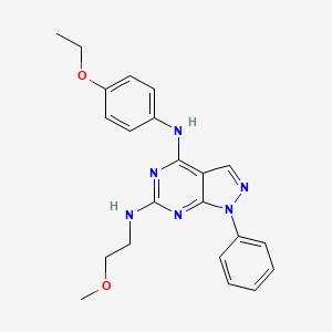 N~4~-(4-ethoxyphenyl)-N~6~-(2-methoxyethyl)-1-phenyl-1H-pyrazolo[3,4-d]pyrimidine-4,6-diamine