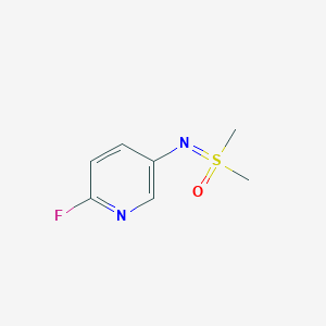 [(6-Fluoropyridin-3-yl)imino]dimethyl-lambda6-sulfanone