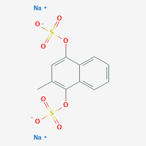 molecular formula C11H10O8S2.2Na B238798 Menadiol sodium sulfate CAS No. 1612-30-2