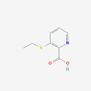 molecular formula C8H9NO2S B2388158 3-(Ethylsulfanyl)pyridine-2-carboxylic acid CAS No. 14440-97-2