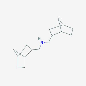molecular formula C16H27N B238846 Bis(2,5-endomethylenecyclohexylmethyl)amine CAS No. 10171-76-3
