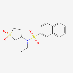N-(1,1-dioxidotetrahydrothiophen-3-yl)-N-ethylnaphthalene-2-sulfonamide