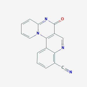 6-oxo-6H-pyrido[2',1':2,3]pyrimido[5,4-c]quinoline-9-carbonitrile
