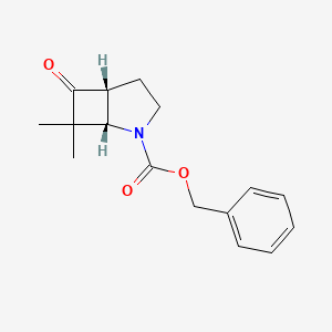 Benzyl (1S,5R)-7,7-dimethyl-6-oxo-2-azabicyclo[3.2.0]heptane-2-carboxylate