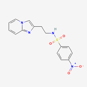 N-(2-imidazo[1,2-a]pyridin-2-ylethyl)-4-nitrobenzenesulfonamide