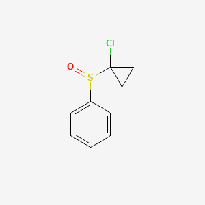 [(1-Chlorocyclopropyl)sulfinyl]benzene