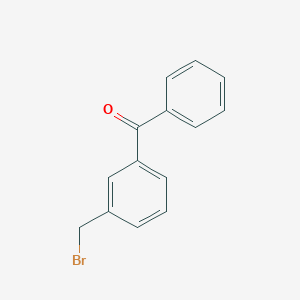 molecular formula C14H11BrO B023886 3-Benzoylbenzyl bromide CAS No. 22071-24-5