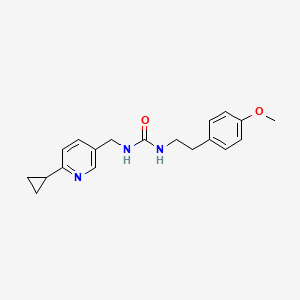 3-[(6-Cyclopropylpyridin-3-yl)methyl]-1-[2-(4-methoxyphenyl)ethyl]urea