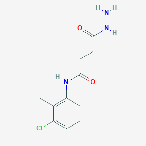 N-(3-Chloro-2-methylphenyl)-4-hydrazino-4-oxobutanamide