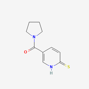 5-(Pyrrolidine-1-carbonyl)pyridine-2-thiol