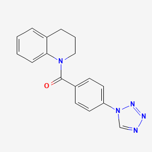 (4-(1H-tetrazol-1-yl)phenyl)(3,4-dihydroquinolin-1(2H)-yl)methanone