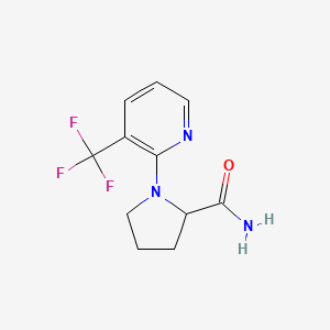 1-(3-(Trifluoromethyl)pyridin-2-yl)pyrrolidine-2-carboxamide