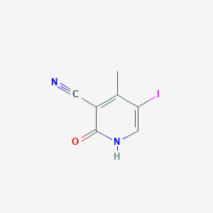2-Hydroxy-5-iodo-4-methylpyridine-3-carbonitrile