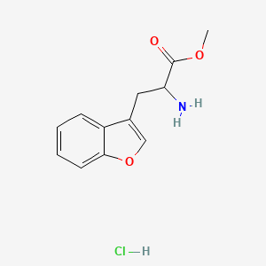 Methyl 2-amino-3-(1-benzofuran-3-yl)propanoate;hydrochloride